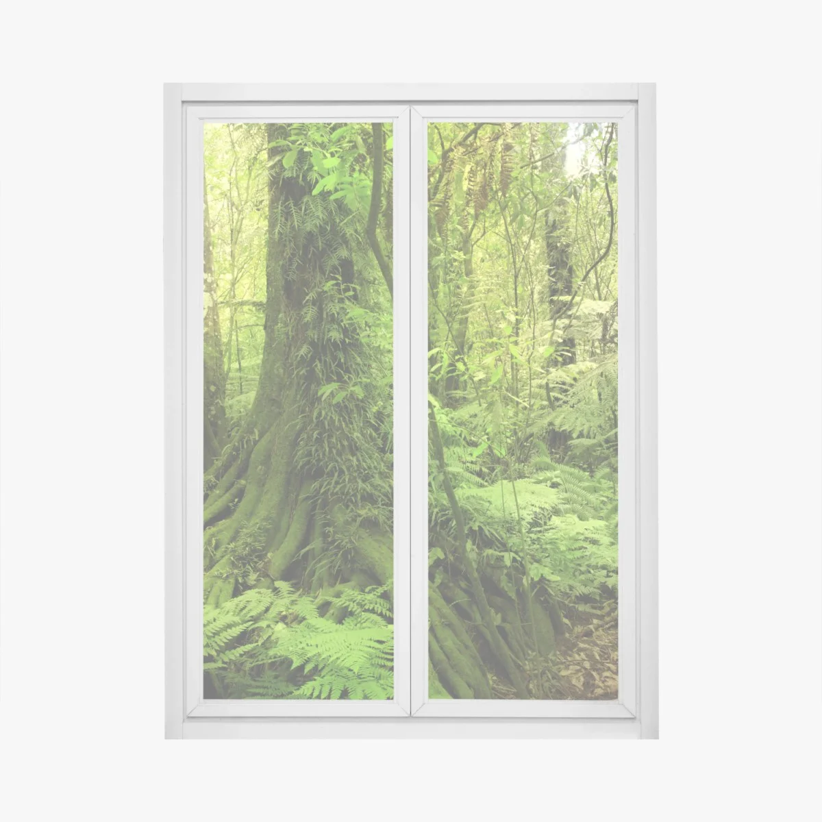Sticker pour vitres et fenêtres forêt tropicale luxuriante – Wallnifity® Sticker pour vitres et fenêtres forêt tropicale luxuriante – Wallnifity®