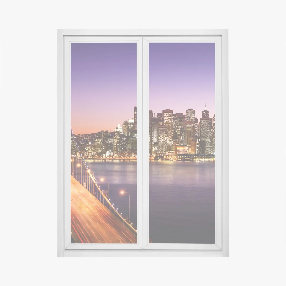 Sticker pour vitres et fenêtres coucher de soleil sur San Francisco et son pont emblématique – Wallnifity® Sticker pour vitres et fenêtres coucher de soleil sur San Francisco et son pont emblématique – Wallnifity®