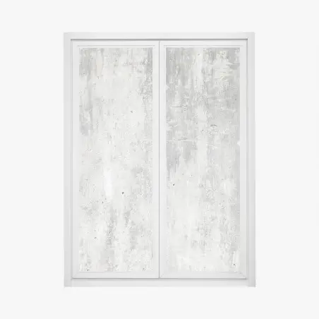 Sticker pour vitres et fenêtres texture de mur en béton vieilli – Wallnifity®