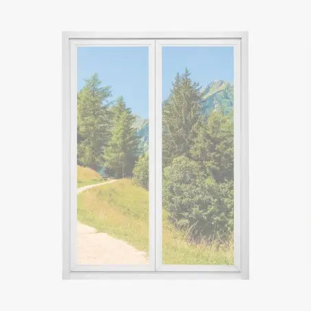 Sticker pour vitres et fenêtres sentier estival dans les Alpes suisses – Wallnifity®