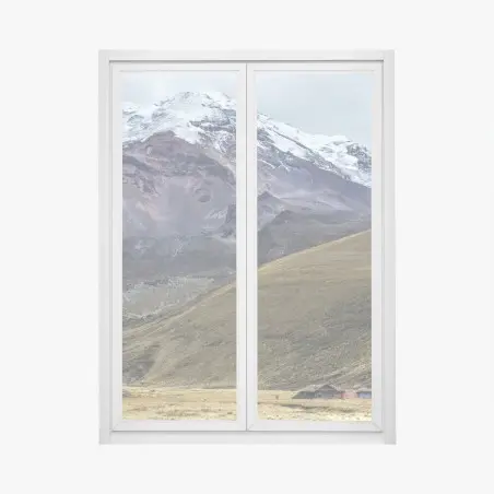 Sticker pour vitres et fenêtres l'appel des sommets enneigés – Wallnifity®