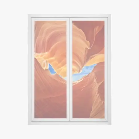 Sticker pour vitres et fenêtres aperçu d'Antelope Canyon – Wallnifity®