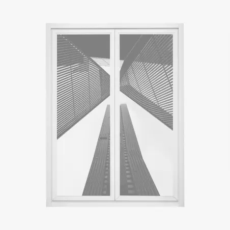 Sticker pour vitres et fenêtres perspectives géométriques à Melbourne – Wallnifity®