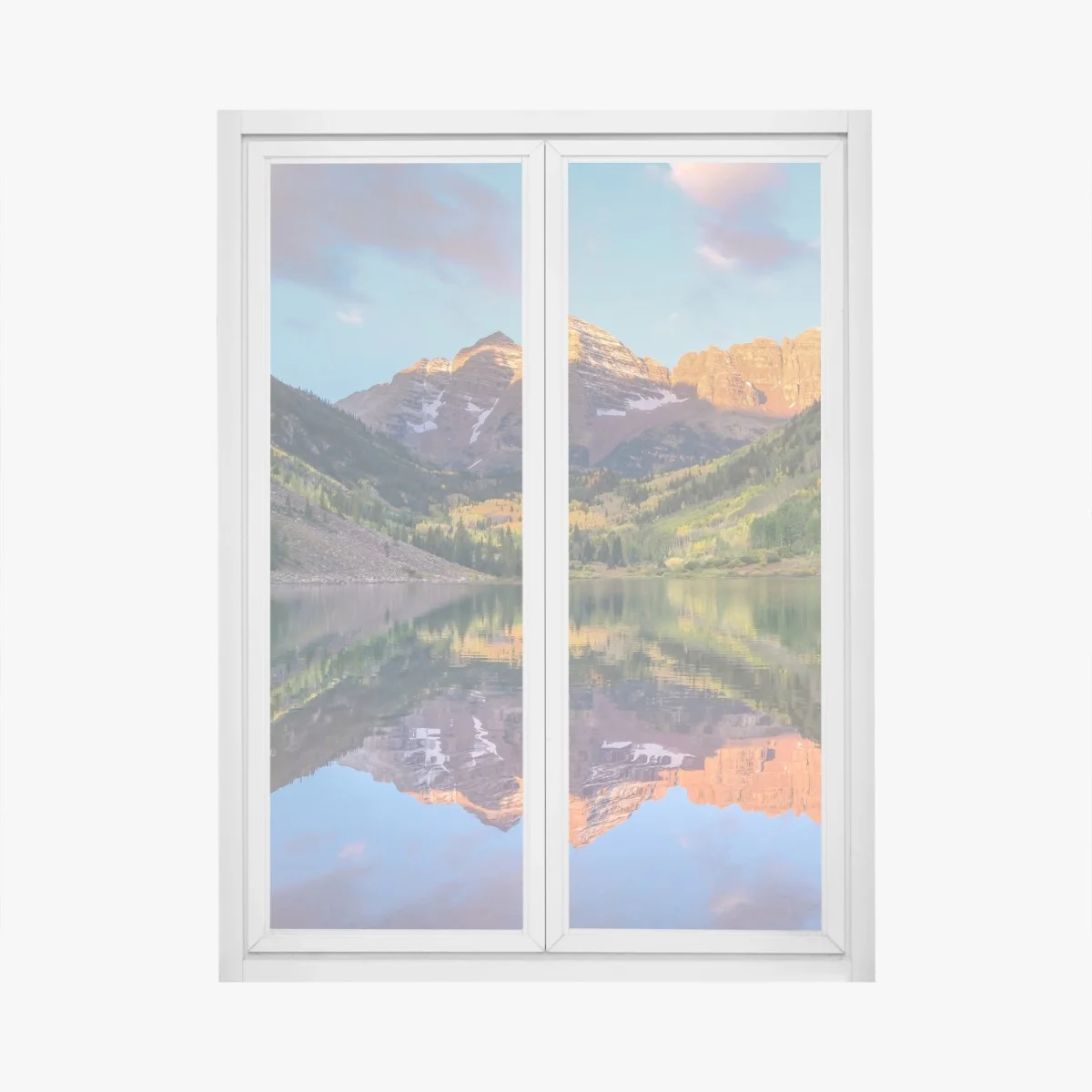 Sticker pour vitres et fenêtres lever de soleil au Maroon Bell, Colorado – Wallnifity® Sticker pour vitres et fenêtres lever de soleil au Maroon Bell, Colorado – Wallnifity®