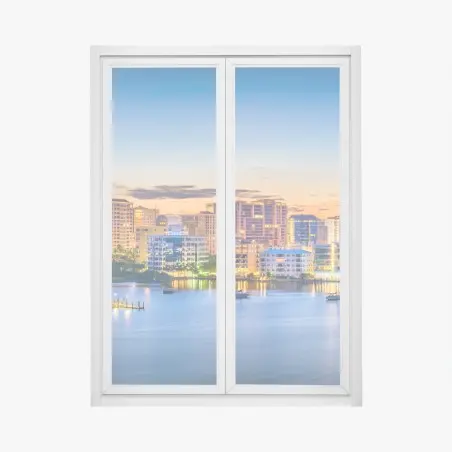 Sticker pour vitres et fenêtres aube sur la baie de Sarasota – Wallnifity®