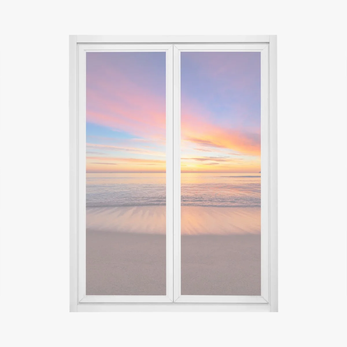 Sticker pour vitres et fenêtres lever de soleil vibrant sur l'horizon marin – Wallnifity® Sticker pour vitres et fenêtres lever de soleil vibrant sur l'horizon marin – Wallnifity®