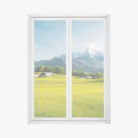 Sticker pour vitres et fenêtres panorama alpin printanier – Wallnifity®