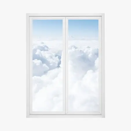 Sticker pour vitres et fenêtres mer de nuages à haute altitude – Wallnifity®
