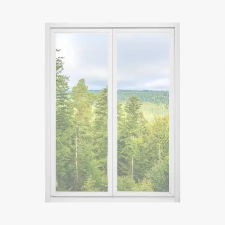Sticker pour vitres et fenêtres paysage automnal de la Forêt-Noire – Wallnifity®
