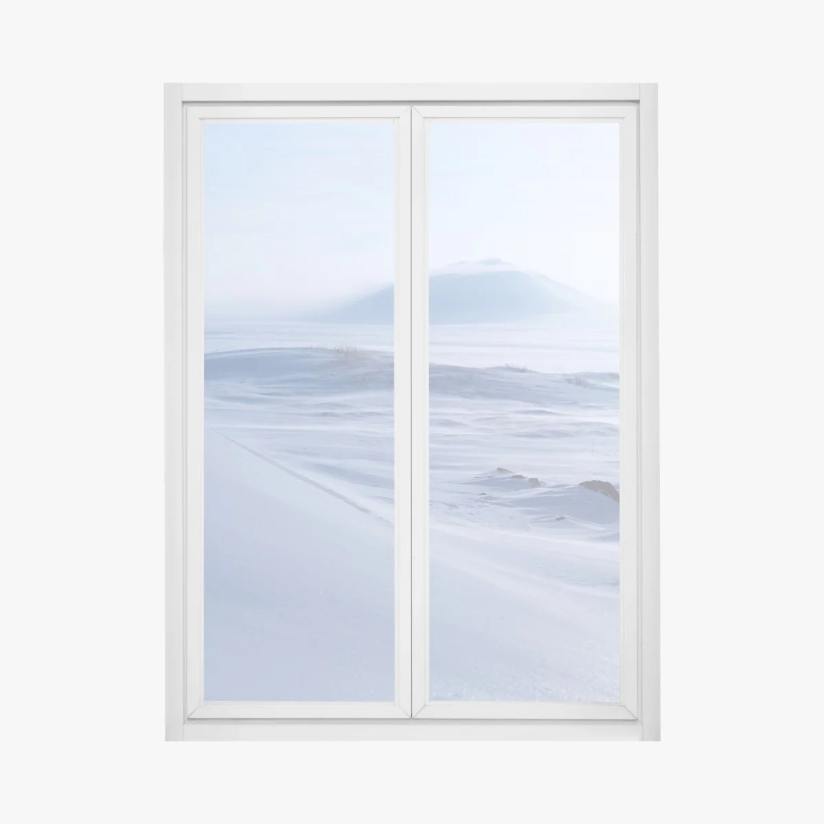 Sticker pour vitres et fenêtres horizon arctique immaculé — Chukotka – Wallnifity® Sticker pour vitres et fenêtres horizon arctique immaculé — Chukotka – Wallnifity®