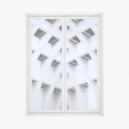 Sticker pour vitres et fenêtres voûte architecturale géométrique minimaliste – Wallnifity®