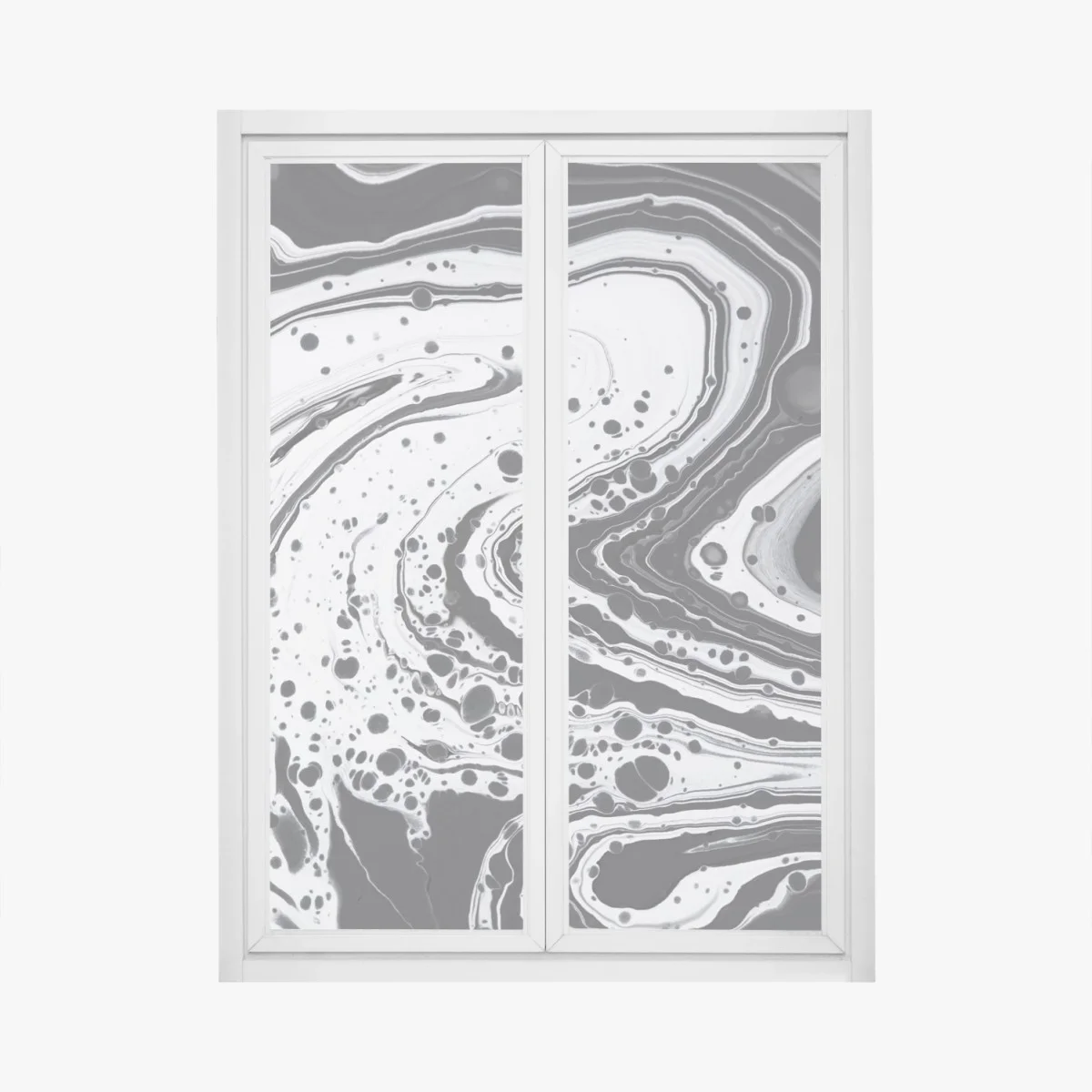 Sticker pour vitres et fenêtres abstraction marbrée en noir et blanc – Wallnifity® Sticker pour vitres et fenêtres abstraction marbrée en noir et blanc – Wallnifity®