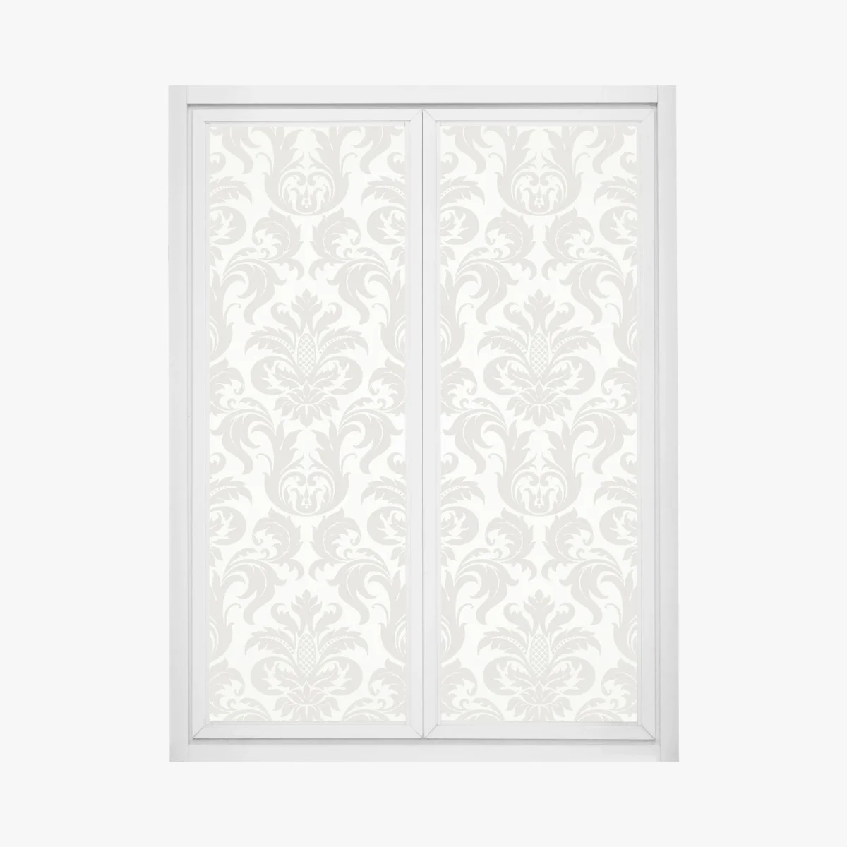 Sticker pour vitres et fenêtres motif damassé baroque beige et crème – Wallnifity® Sticker pour vitres et fenêtres motif damassé baroque beige et crème – Wallnifity®