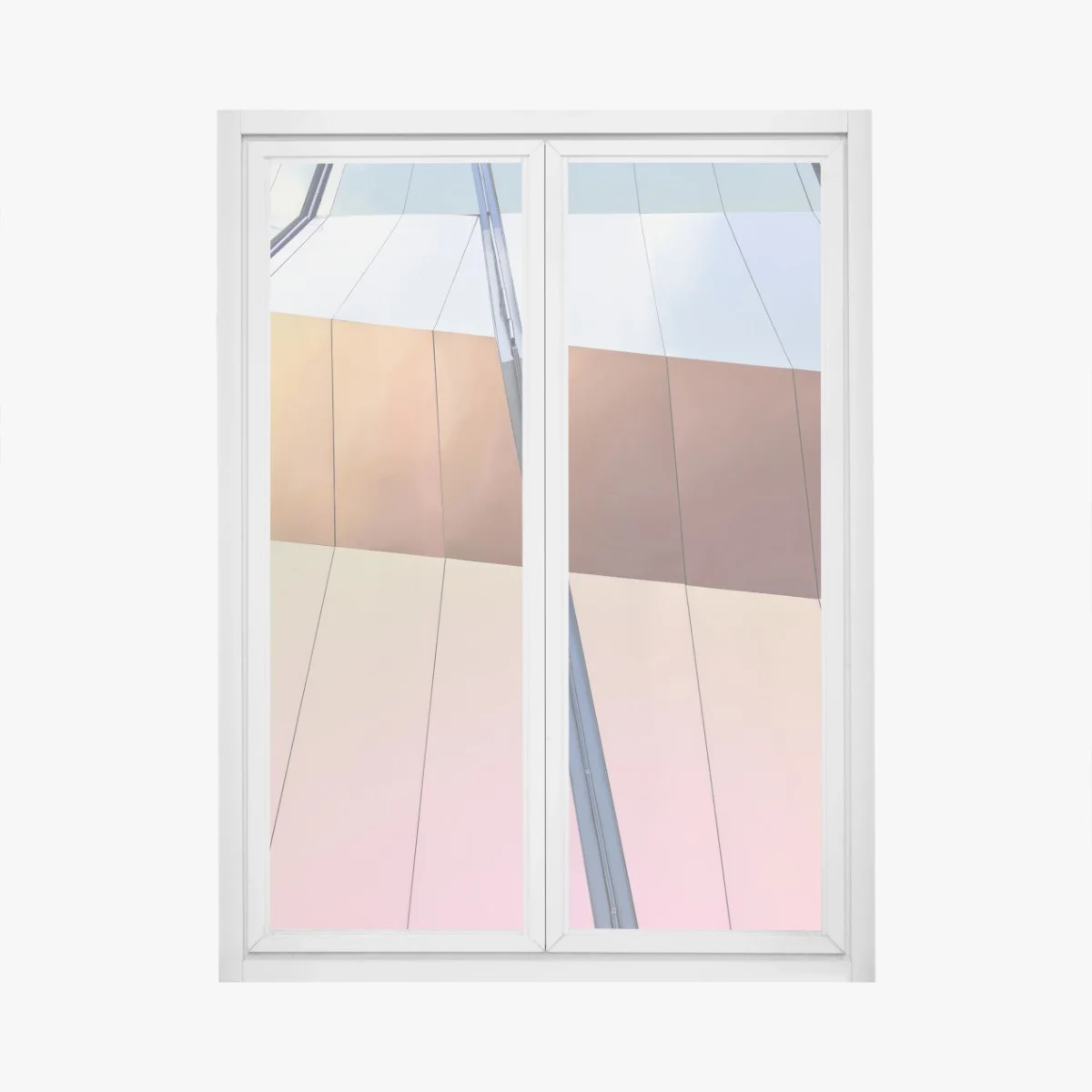Sticker pour vitres et fenêtres façade moderne aux reflets irisés – Wallnifity® Sticker pour vitres et fenêtres façade moderne aux reflets irisés – Wallnifity®