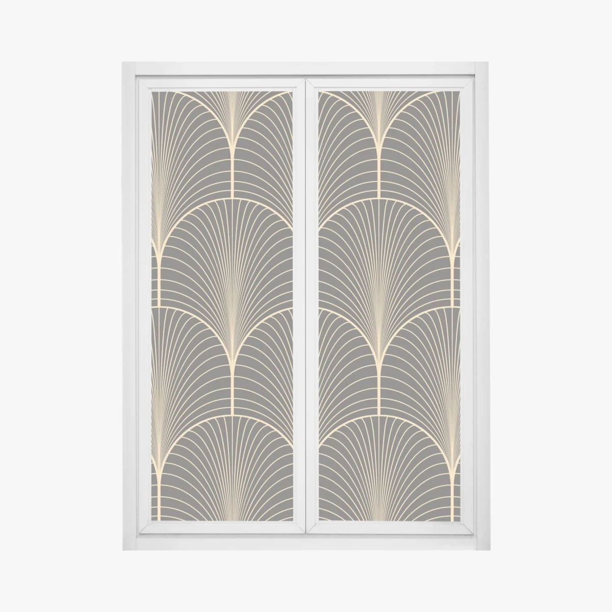 Sticker pour vitres et fenêtres motif art déco doré sur fond noir – Wallnifity® Sticker pour vitres et fenêtres motif art déco doré sur fond noir – Wallnifity®