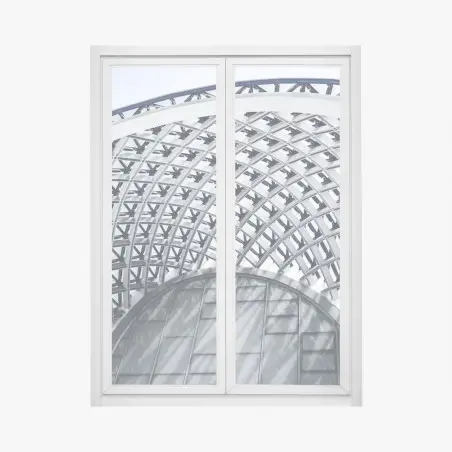 Sticker pour vitres et fenêtres voûte géométrique moderne – Wallnifity®