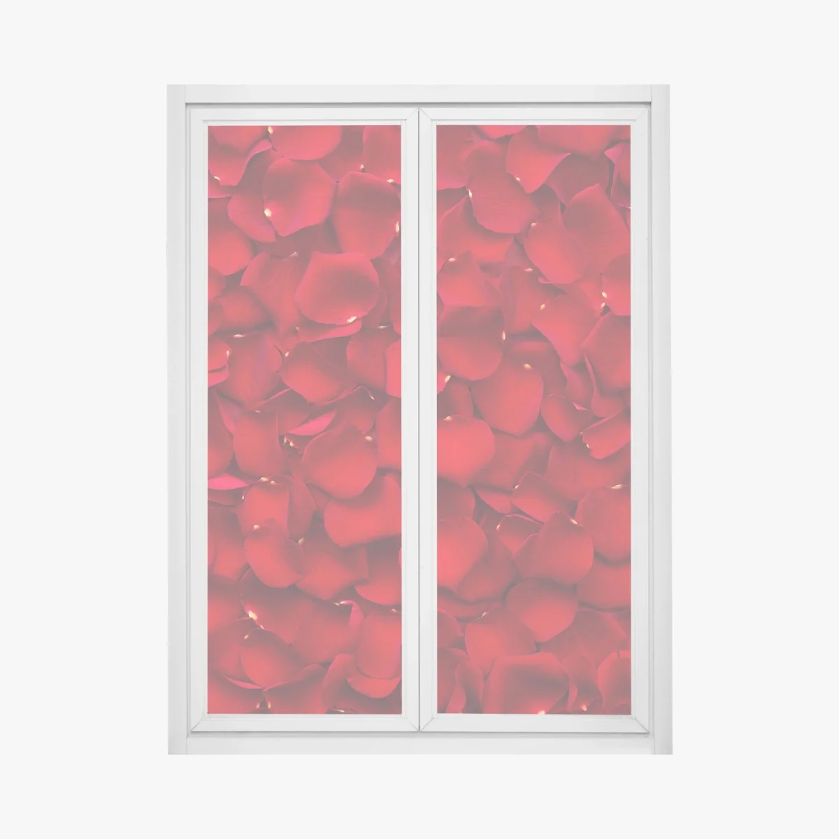 Sticker pour vitres et fenêtres mosaïque de pétales de rose rouges – Wallnifity® Sticker pour vitres et fenêtres mosaïque de pétales de rose rouges – Wallnifity®