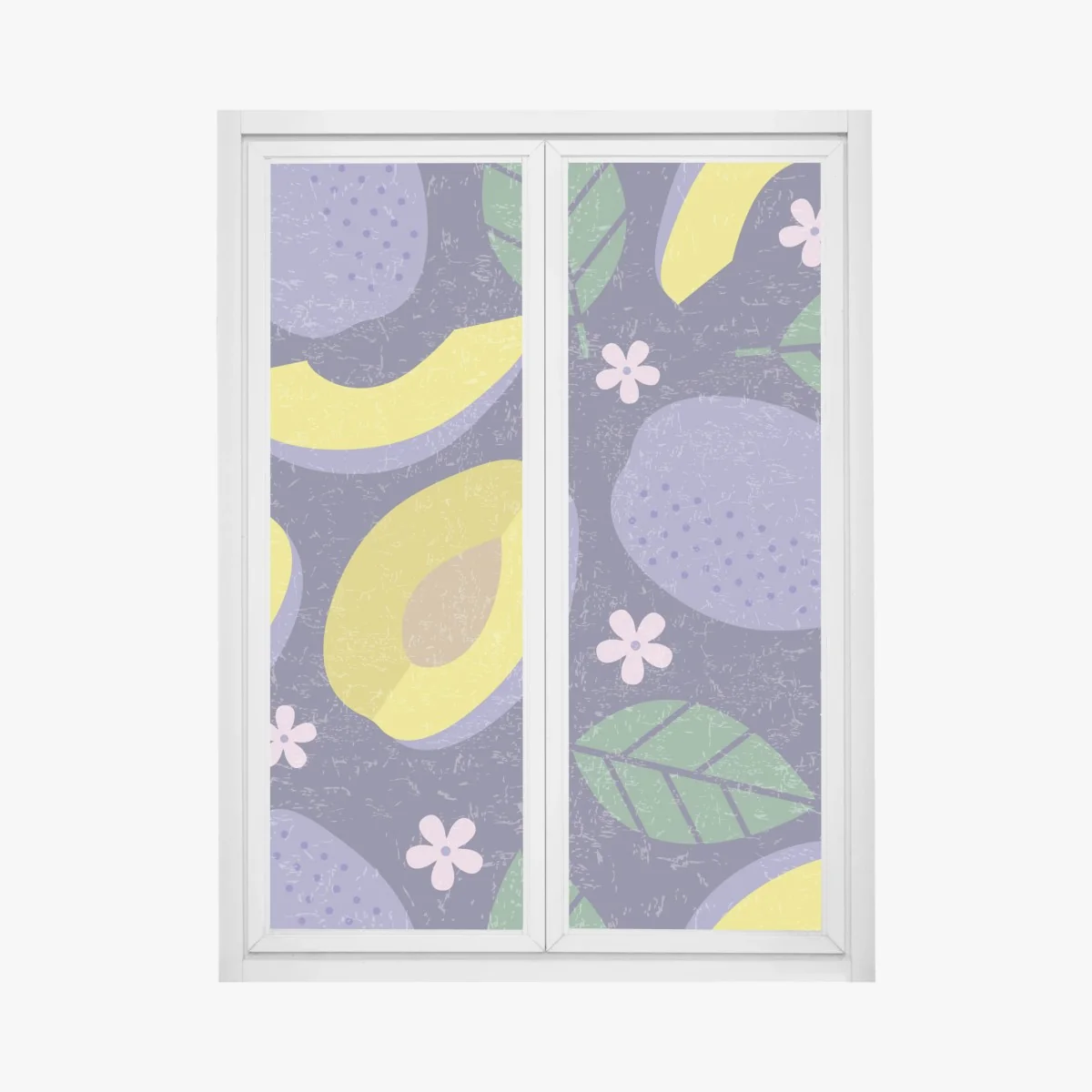Sticker pour vitres et fenêtres prunes et fleurs motif décoratif vintage – Wallnifity® Sticker pour vitres et fenêtres prunes et fleurs motif décoratif vintage – Wallnifity®