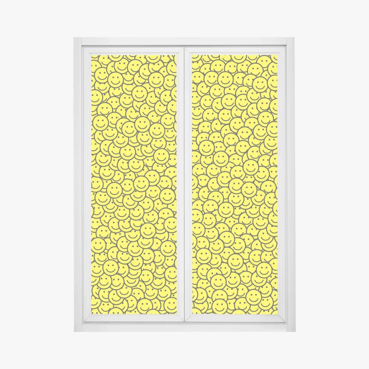Sticker pour vitres et fenêtres océan de sourires jaunes – Wallnifity® Sticker pour vitres et fenêtres océan de sourires jaunes – Wallnifity®