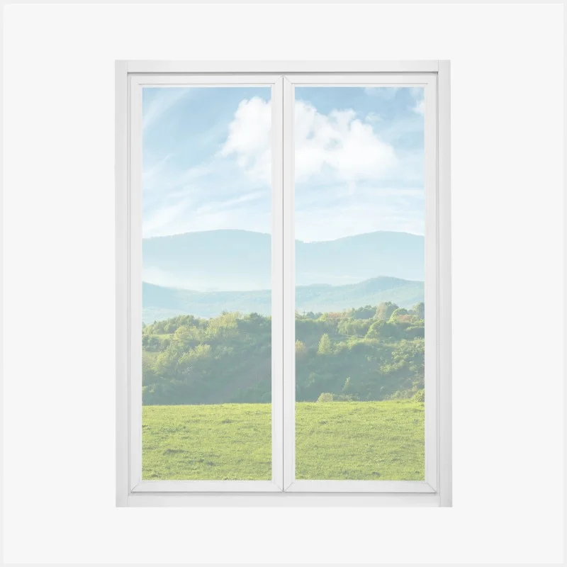 Sticker pour vitres et fenêtres panorama printanier des collines de Roumanie – Wallnifity® Sticker pour vitres et fenêtres panorama printanier des collines de Roumanie – Wallnifity®