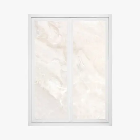 Sticker pour vitres et fenêtres marbre crème élégant pour décoration murale – Wallnifity®