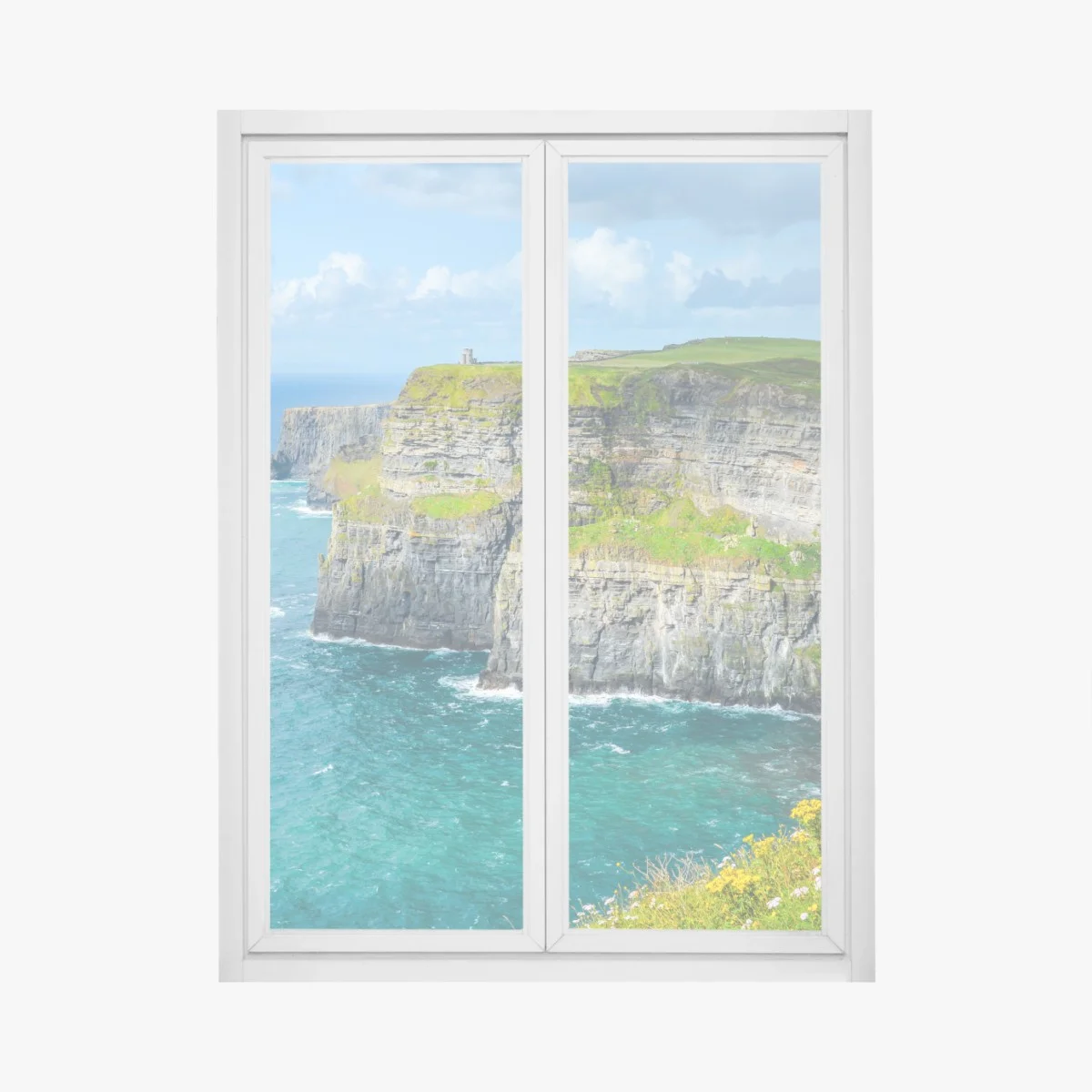 Sticker pour vitres et fenêtres panorama des falaises de Moher et de l'océan – Wallnifity® Sticker pour vitres et fenêtres panorama des falaises de Moher et de l'océan – Wallnifity®