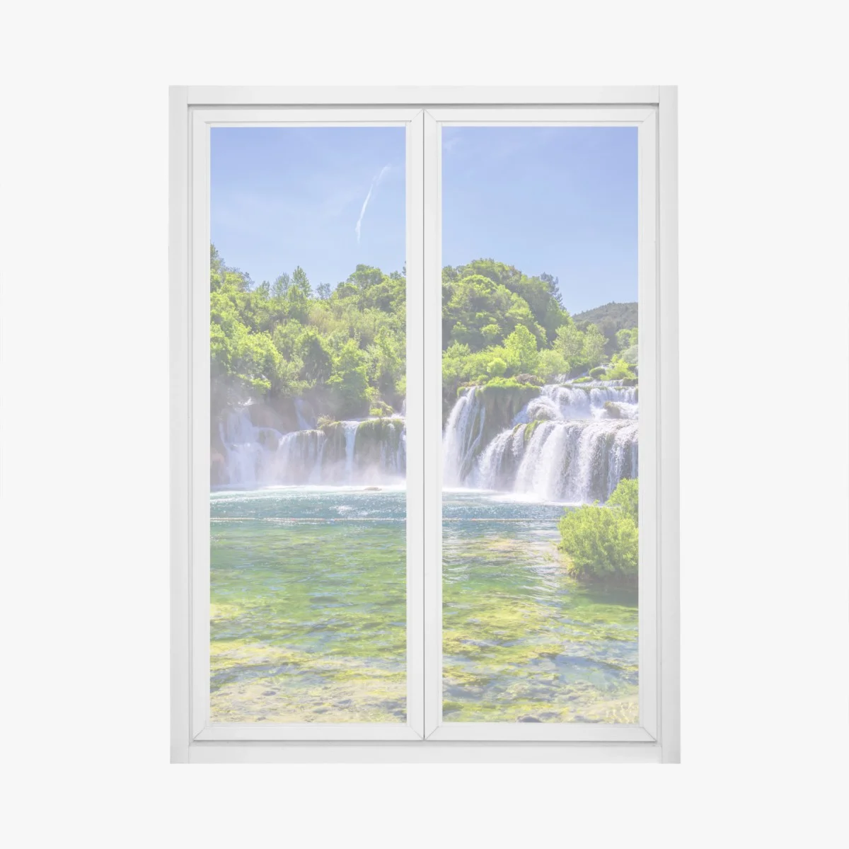 Sticker pour vitres et fenêtres cascade idyllique de Skradinski Buk au parc national de Krka – Wallnifity® Sticker pour vitres et fenêtres cascade idyllique de Skradinski Buk au parc national de Krka – Wallnifity®