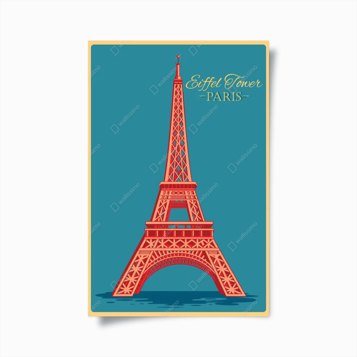 Poster vue rétro de la Tour Eiffel à Paris – Wallnifity® Poster vue rétro de la Tour Eiffel à Paris – Wallnifity®