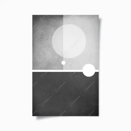 Poster cercle minimal sur fond texturé – Wallnifity®