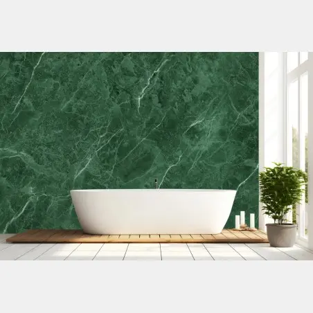 Papier peint marbre vert émeraude élégant – Wallnifity®