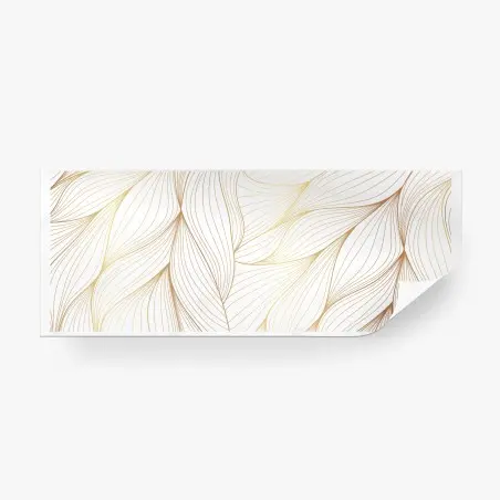 Papier peint élégance linéaire dorée – Wallnifity®