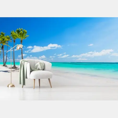 Papier peint évasion tropicale à Punta Cana – Wallnifity®