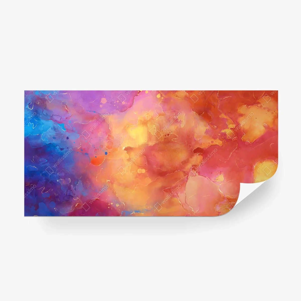 Papier peint éclat chromatique abstrait – Wallnifity® Papier peint éclat chromatique abstrait – Wallnifity®