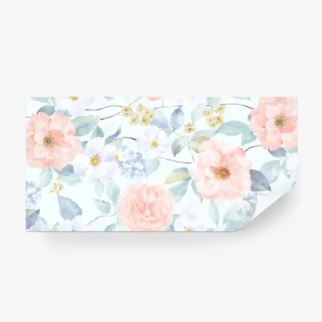 Papier peint motif floral pastel en aquarelle pour décoration – Wallnifity®