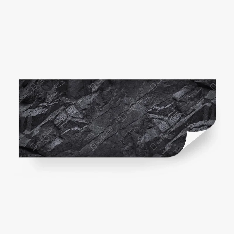 Papier peint texture d'ardoise naturelle sombre – Wallnifity®