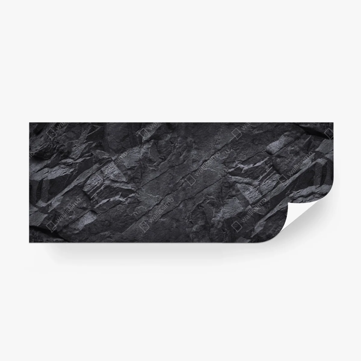 Papier peint texture d'ardoise naturelle sombre – Wallnifity®