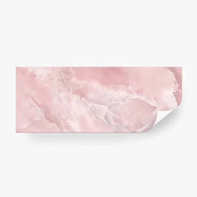 Papier peint marbre rose abstrait pour décoration murale – Wallnifity®