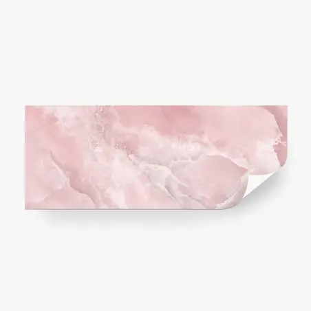 Papier peint marbre rose abstrait pour décoration murale – Wallnifity®