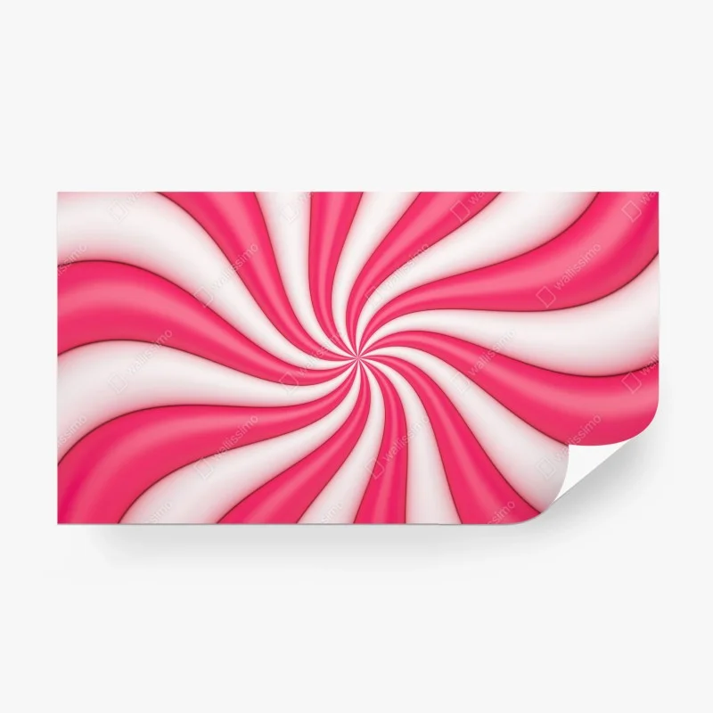 Papier peint tourbillon rose et blanc aux ondulations douces – Wallnifity® Papier peint tourbillon rose et blanc aux ondulations douces – Wallnifity®