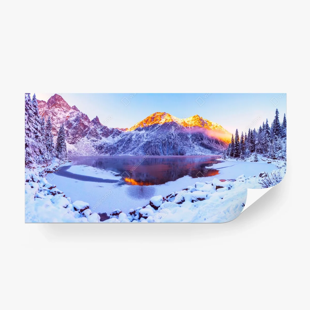 Papier peint paysage alpin au lever du soleil dans les Alpes italiennes – Wallnifity® Papier peint paysage alpin au lever du soleil dans les Alpes italiennes – Wallnifity®