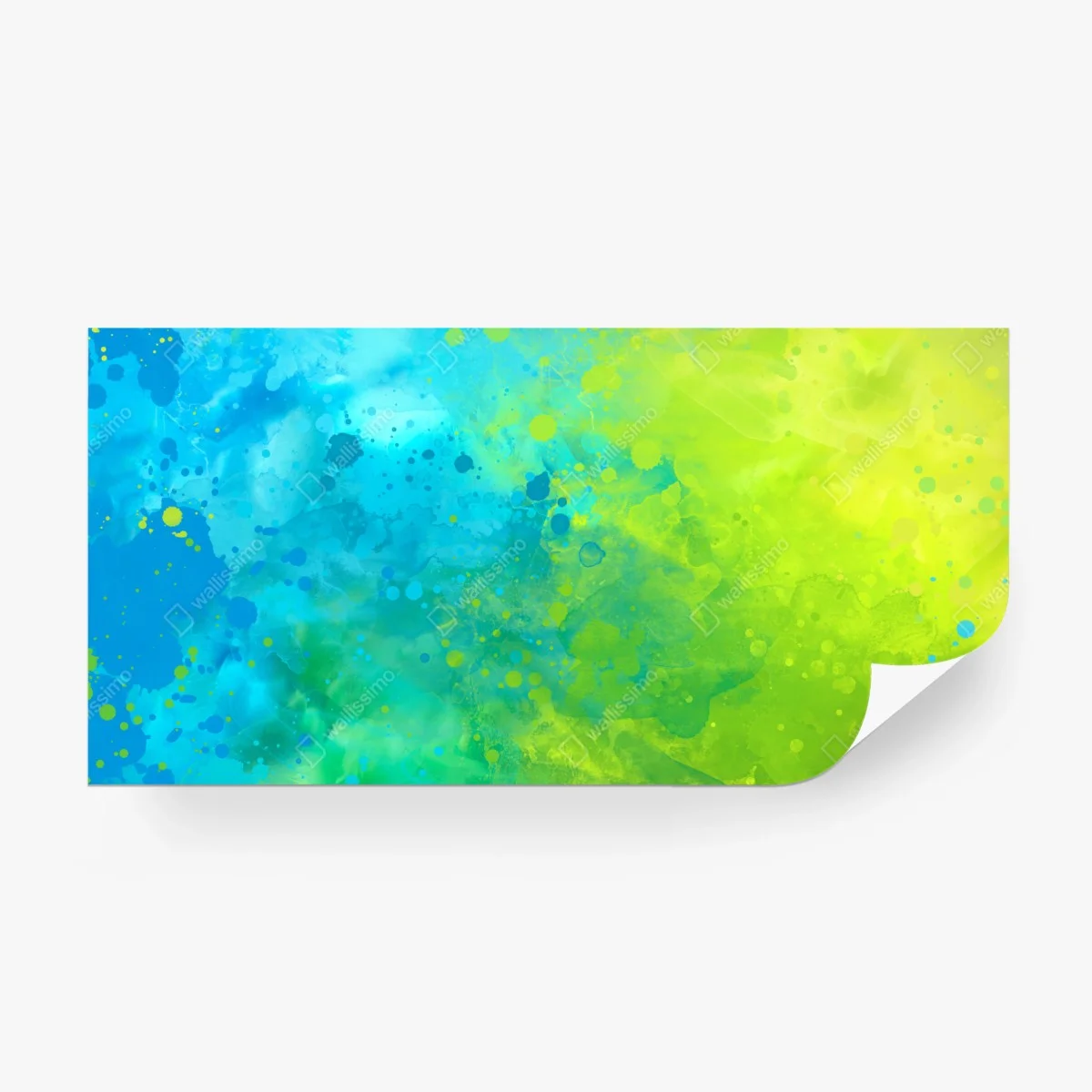 Papier peint fusion bleue et verte abstraite – Wallnifity® Papier peint fusion bleue et verte abstraite – Wallnifity®