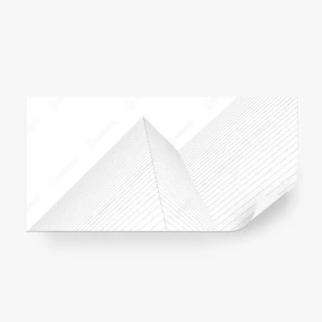 Papier peint pyramide de lignes minimalistes – Wallnifity®