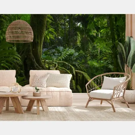 Papier peint promenade mystérieuse au cœur de la jungle – Wallnifity®