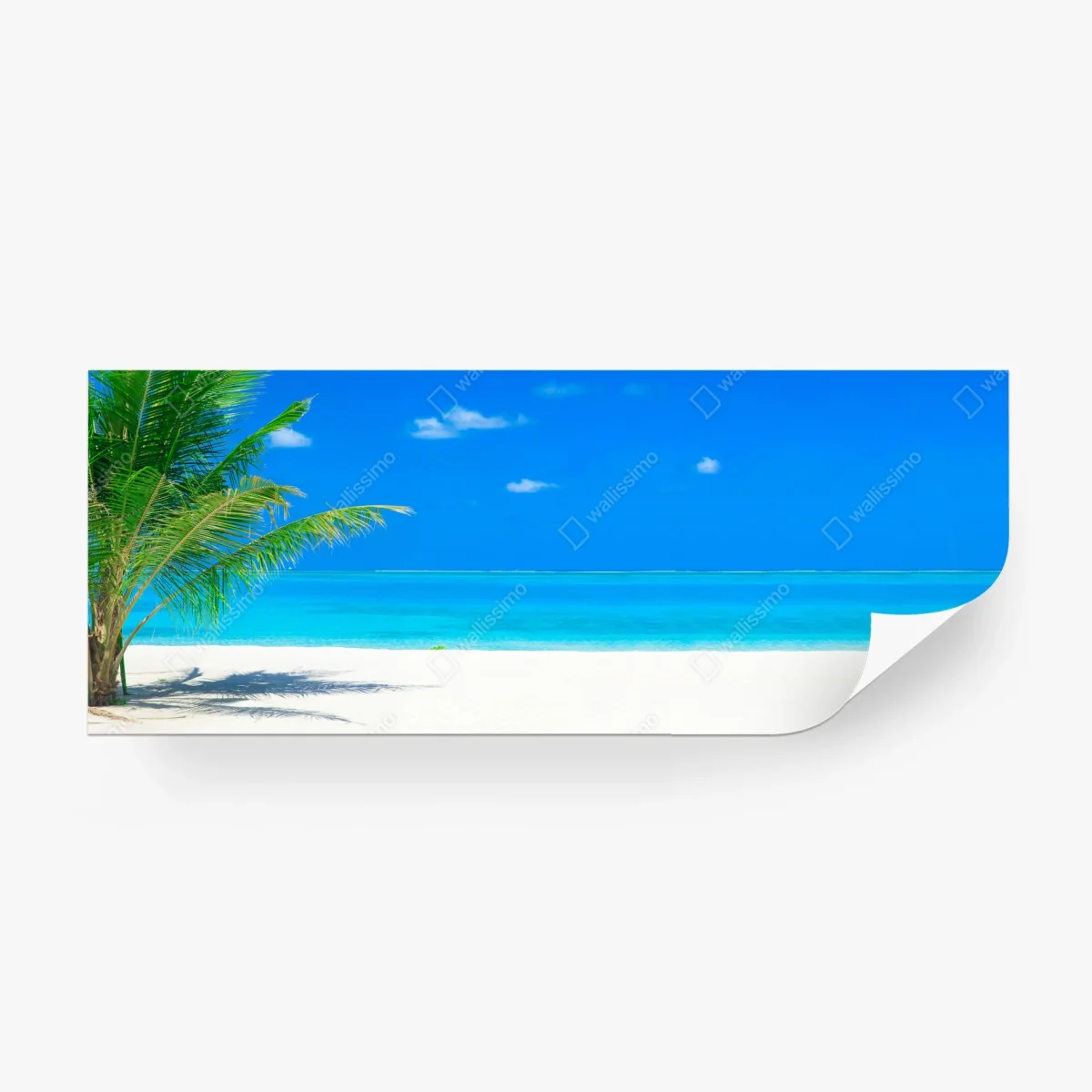 Papier peint plage paradisiaque des Maldives au sable blanc – Wallnifity® Papier peint plage paradisiaque des Maldives au sable blanc – Wallnifity®