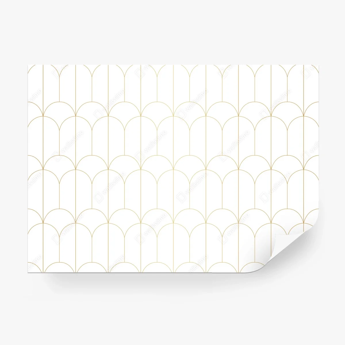 Papier peint motif art déco doré et minimaliste – Wallnifity® Papier peint motif art déco doré et minimaliste – Wallnifity®