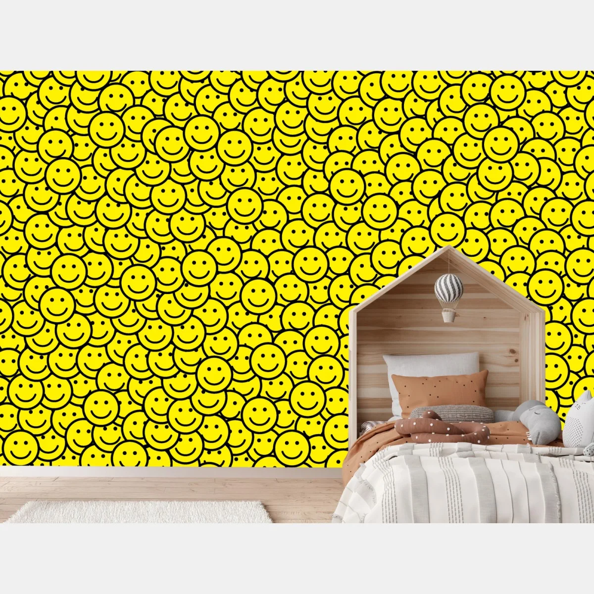 Papier peint océan de sourires jaunes – Wallnifity® Papier peint océan de sourires jaunes – Wallnifity®