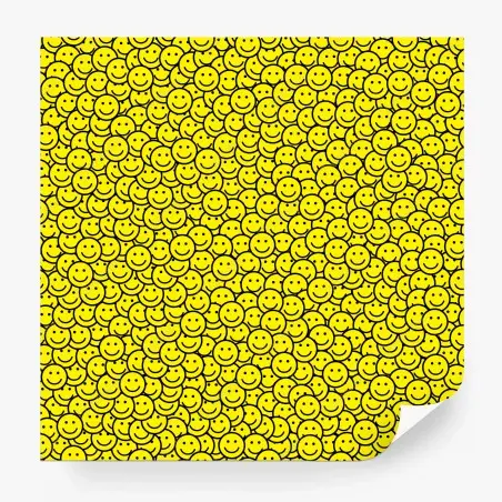 Papier peint océan de sourires jaunes – Wallnifity®