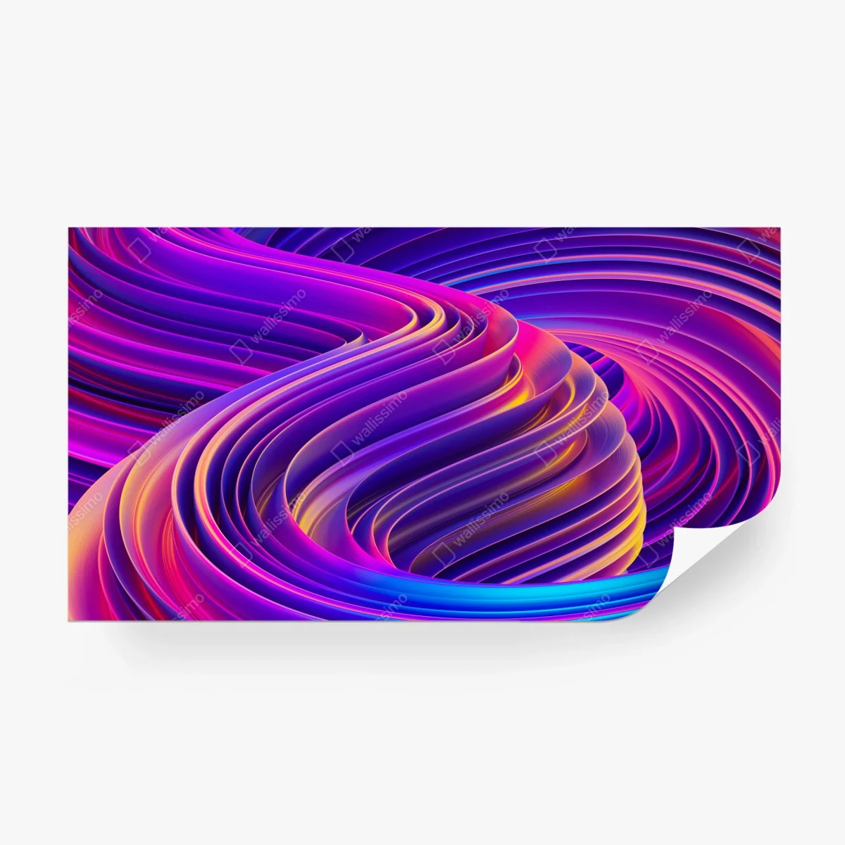 Papier peint vagues abstraites néon et dégradés fluides – Wallnifity® Papier peint vagues abstraites néon et dégradés fluides – Wallnifity®