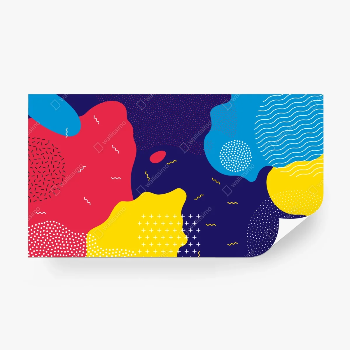 Papier peint composition abstraite pop art colorée – Wallnifity® Papier peint composition abstraite pop art colorée – Wallnifity®