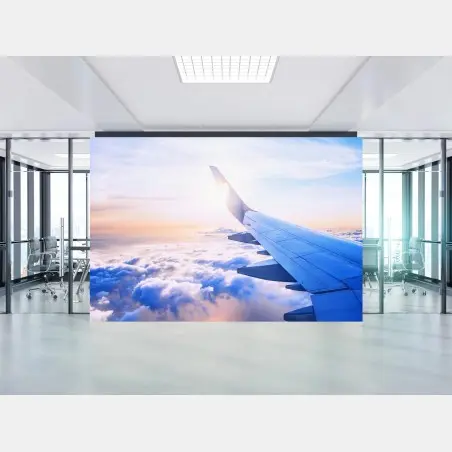 Papier peint vue aérienne au coucher de soleil – Wallnifity®